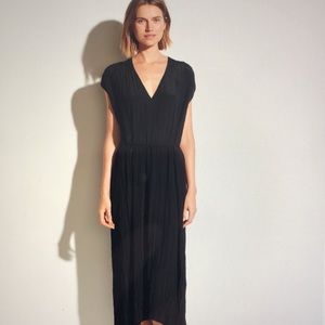 vince. Micro Pleated Dress